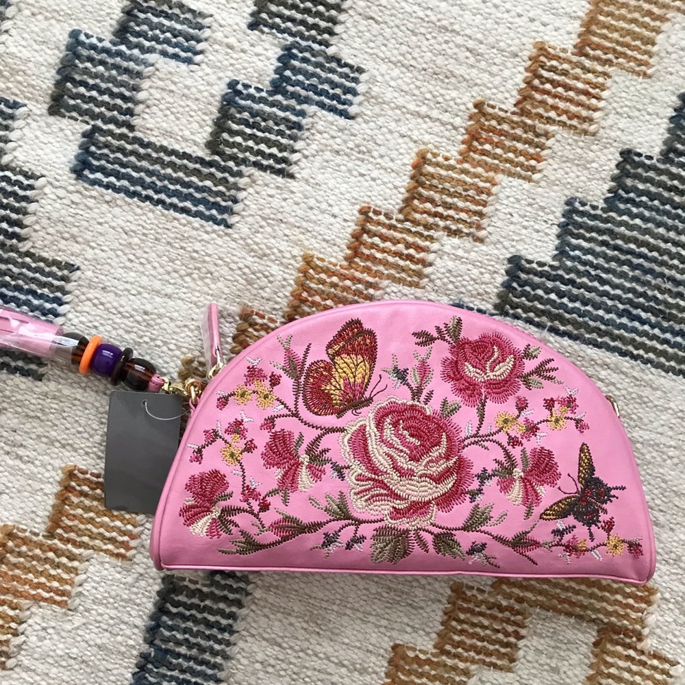 Original by Sharif Pink Clutch/Corossbody